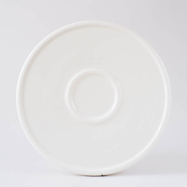 Dalmatian plate with vertical rim, 26 cm