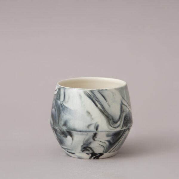 Marble cup — gray, 270 ml