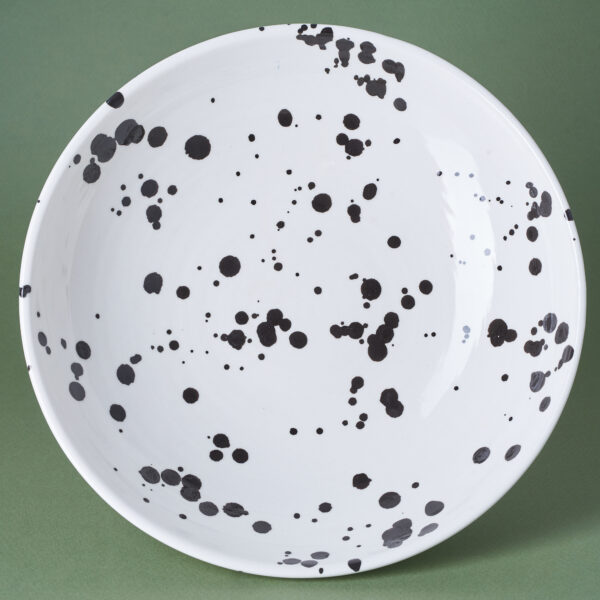 Deep Dalmatian plate