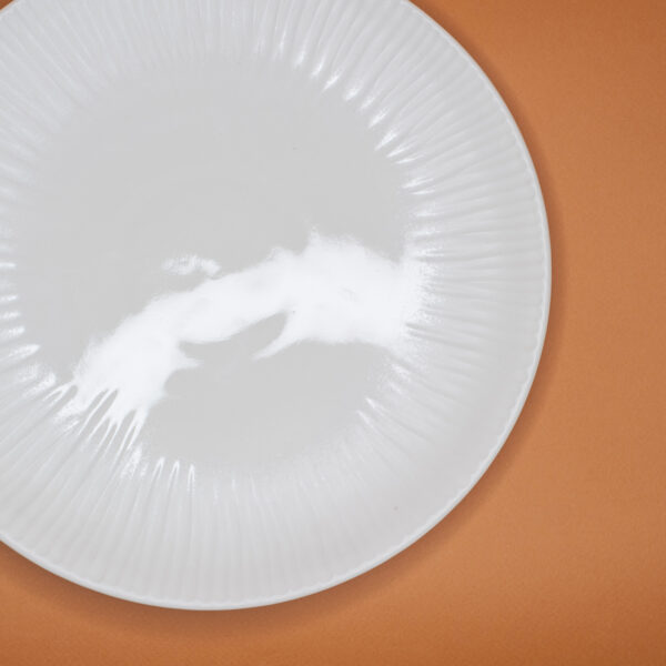 Seafruit plate — white, 20 cm