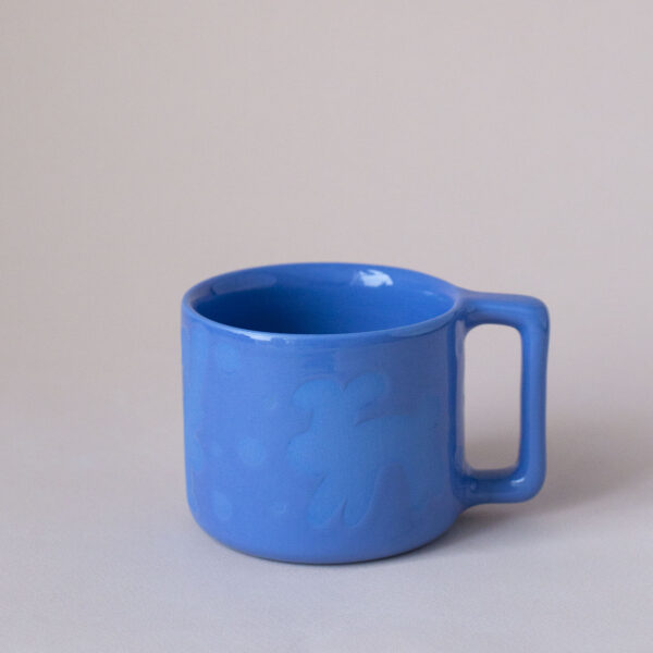 Blue bunny mug