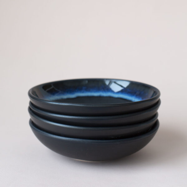Set of 4 Blueberry bowls