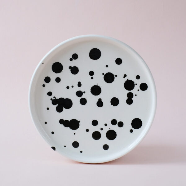 Set of 4 Dalmatian plates, 20 cm