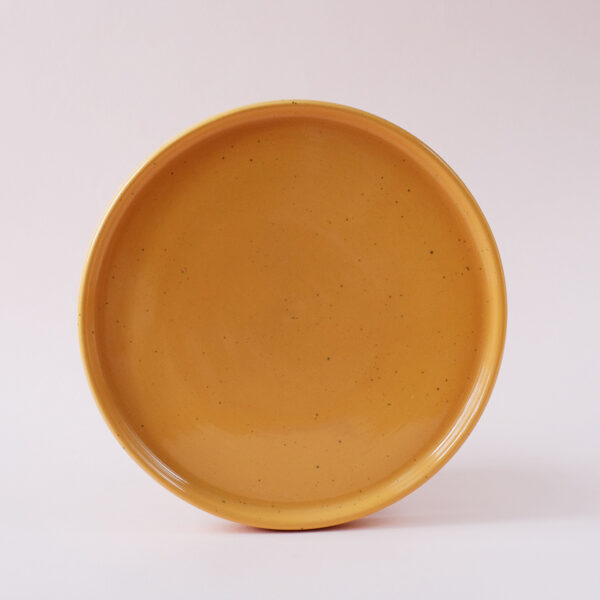 Set of 4 Mustard plates, 20 cm
