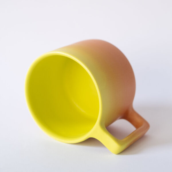 Neon mug, 550 ml (Coral and Lime)