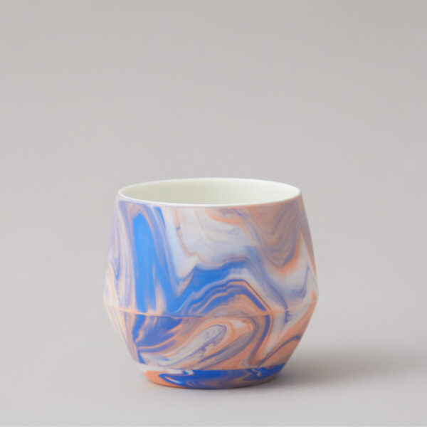 Marble cup — sunrise, 270 ml