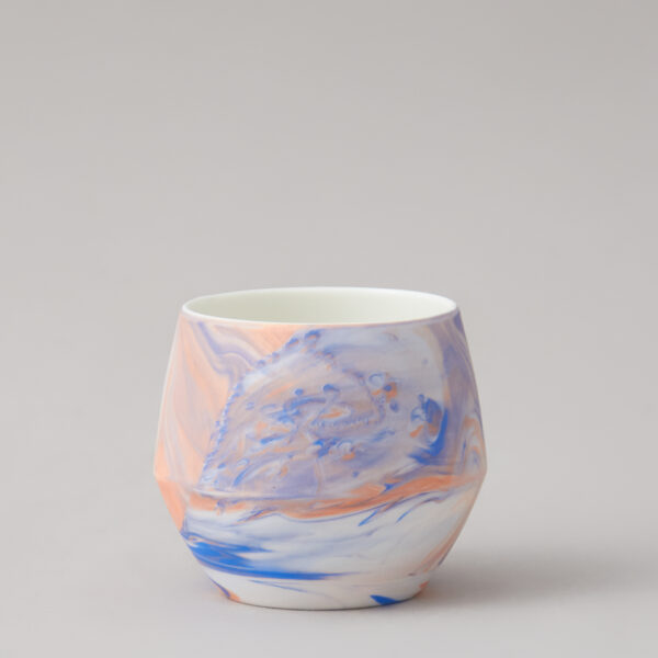 Marble cup — sunrise, 270 ml