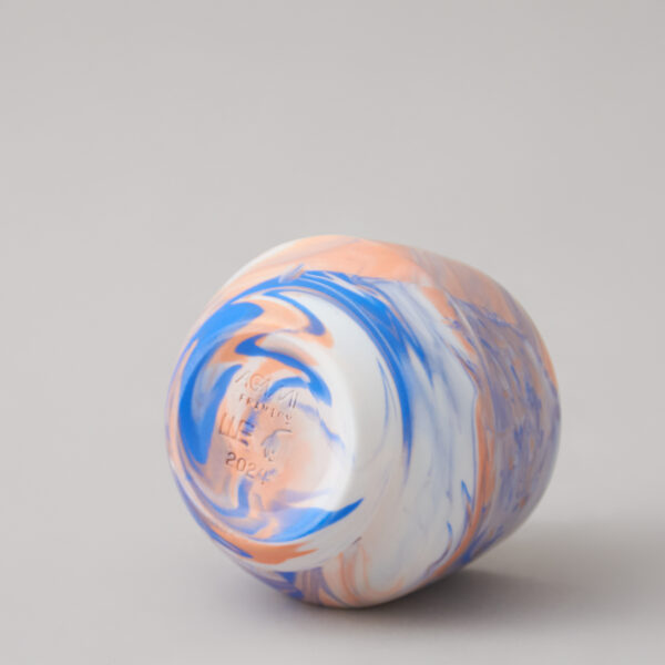 Marble cup — sunrise, 270 ml
