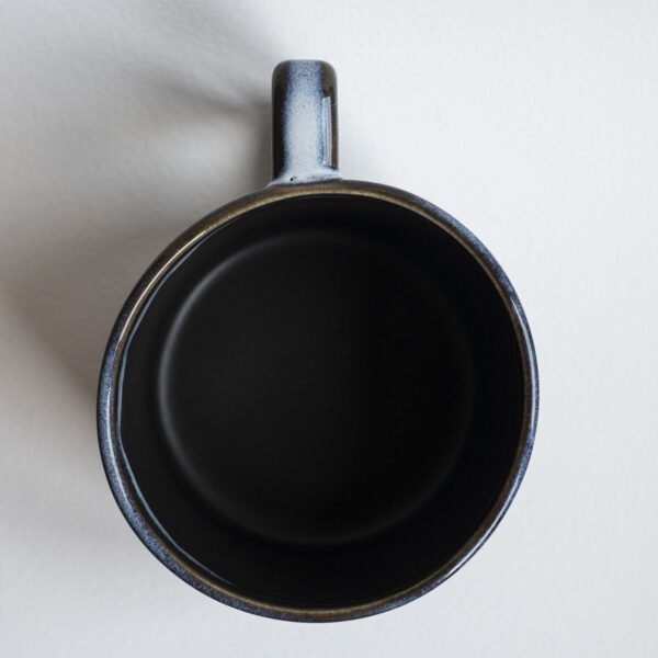 Blueberry mug, 350 ml — warped cup and/or handle