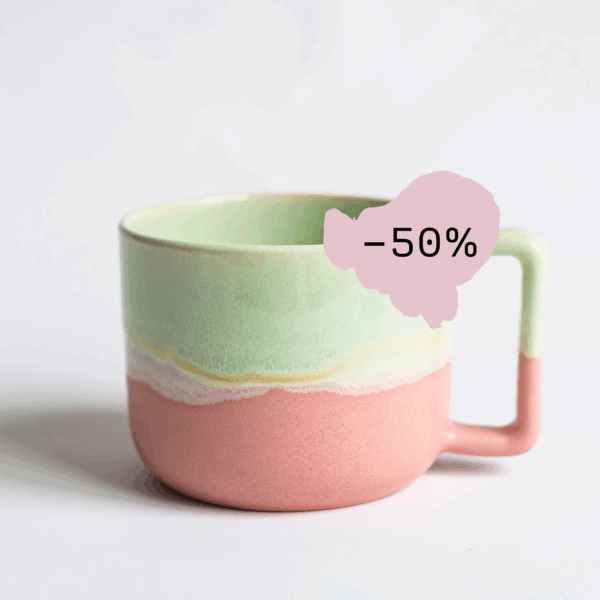 Ponyo mug, 350 ml — tiny cracks and chips