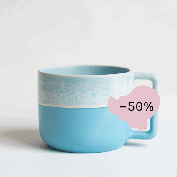 Seafruit mug, 350 ml — tiny cracks and chips