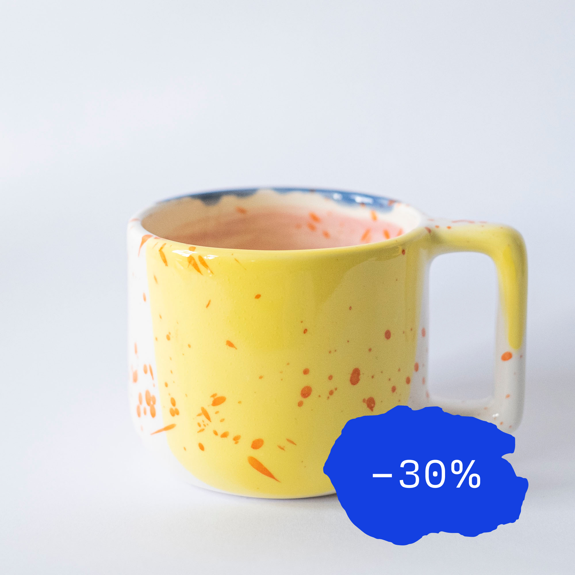 Confetti mug, 350 ml — quirky glaze