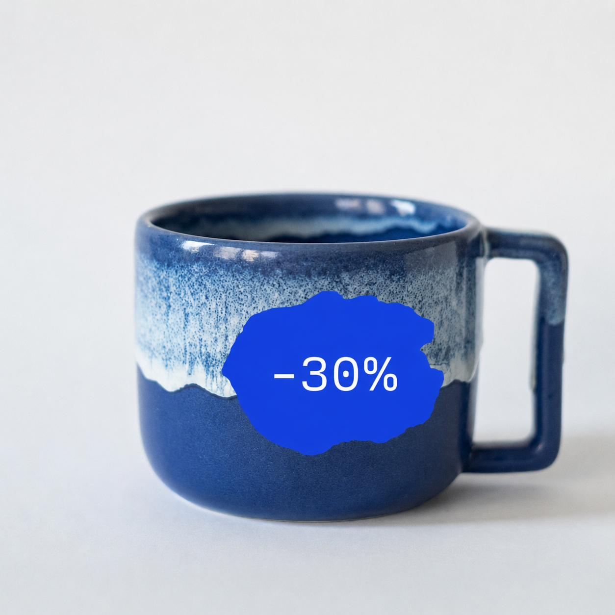 Jacques Yves mug, 350 ml — warped cup and/or handle