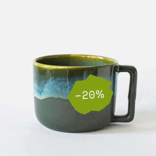 Nori mug, 350 ml — warped cup and/or handle