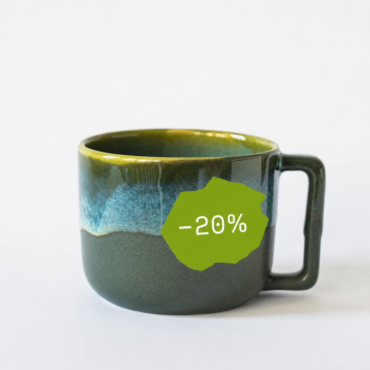 Nori mug, 350 ml — warped cup and/or handle